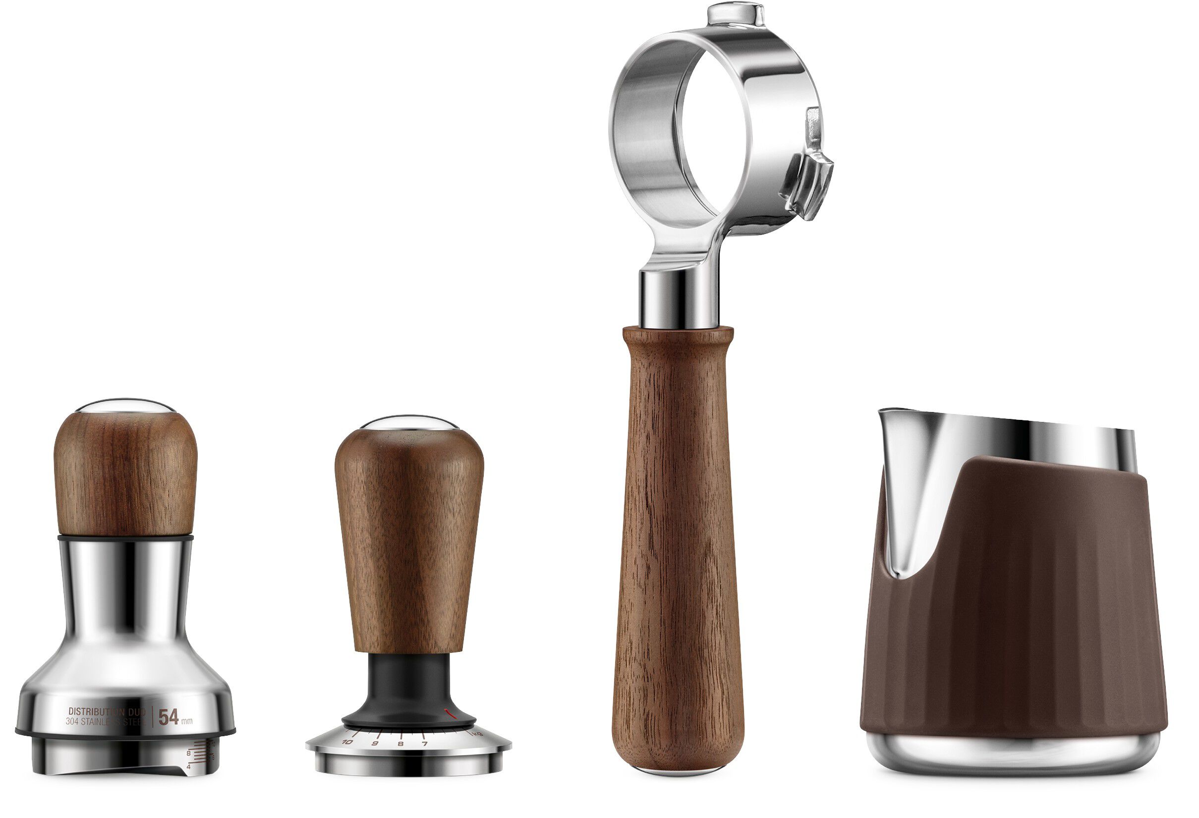 Sage SEA202WLW Force Gauge Tamper 54mm Walnut