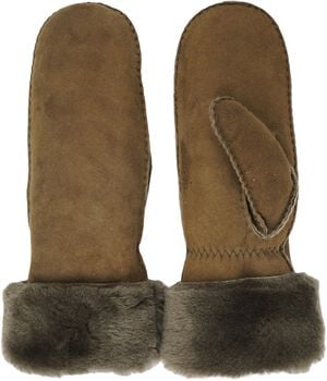 CIMA - LONG SHEARLING MITTEN W/ SHEARLING CUFF