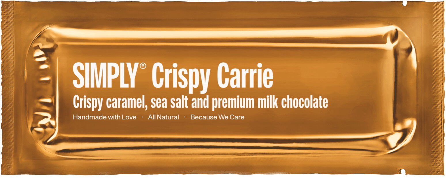 Simply&reg; CRISPY CARRIE chokoladebar (40g)