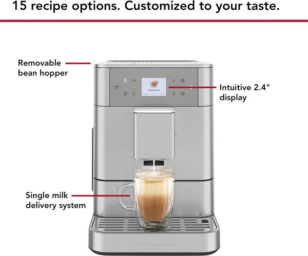 KITCHENAID fuldautomatisk espressomaskin-5KES8556ESX