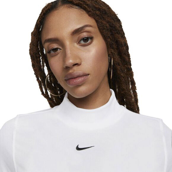 Sportswear Essentials Ribbed Mock-Neck T-shirt