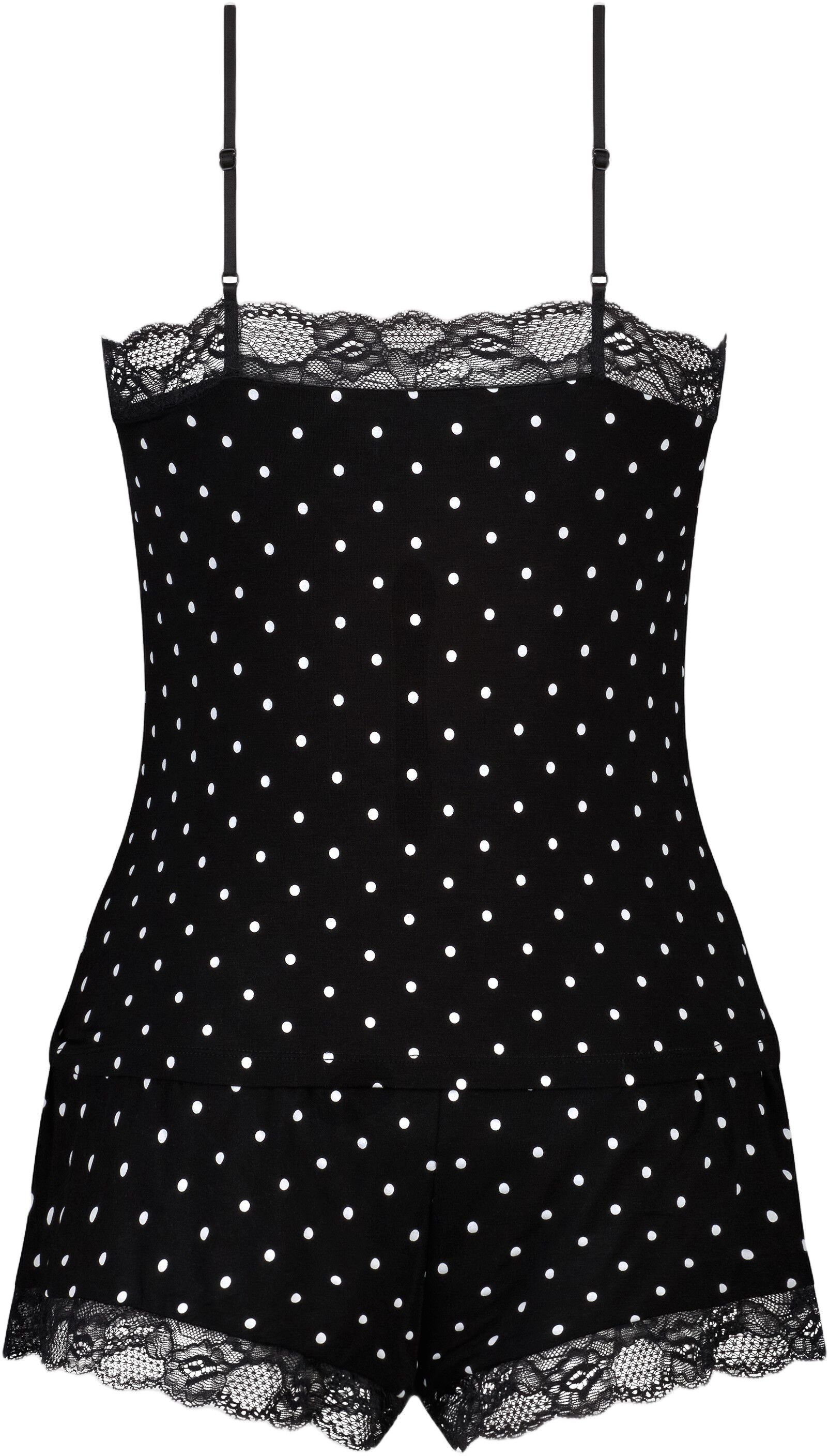 CAMI SHORT VISCOSE DOT