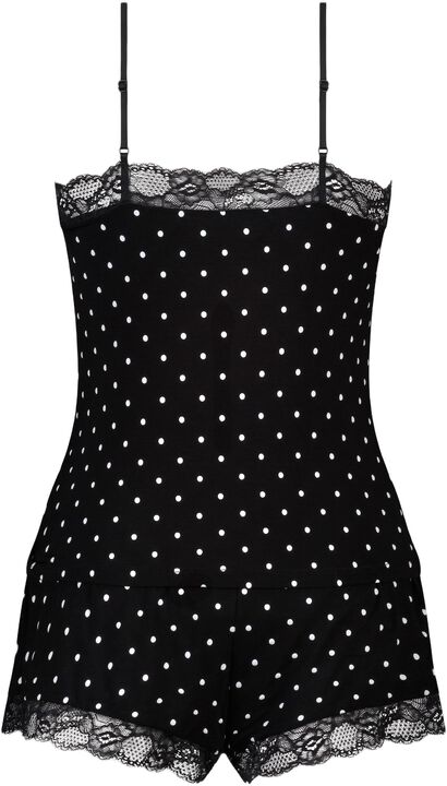 CAMI SHORT VISCOSE DOT