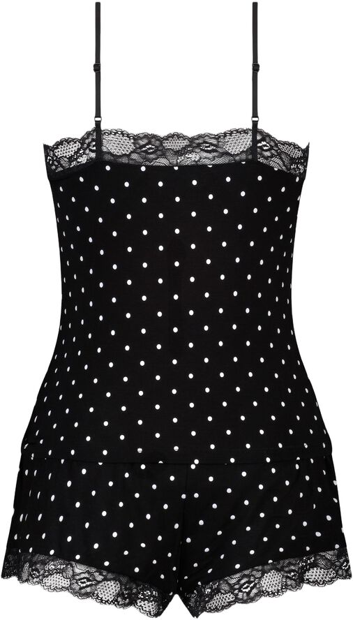 CAMI SHORT VISCOSE DOT