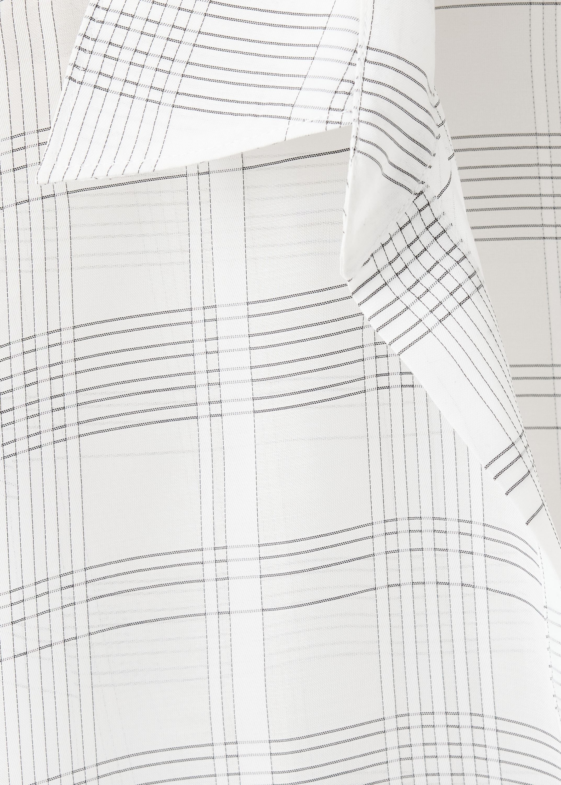 Oversize check shirt