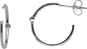 Classic Alfa øreringe. Diameter: 35 mm.