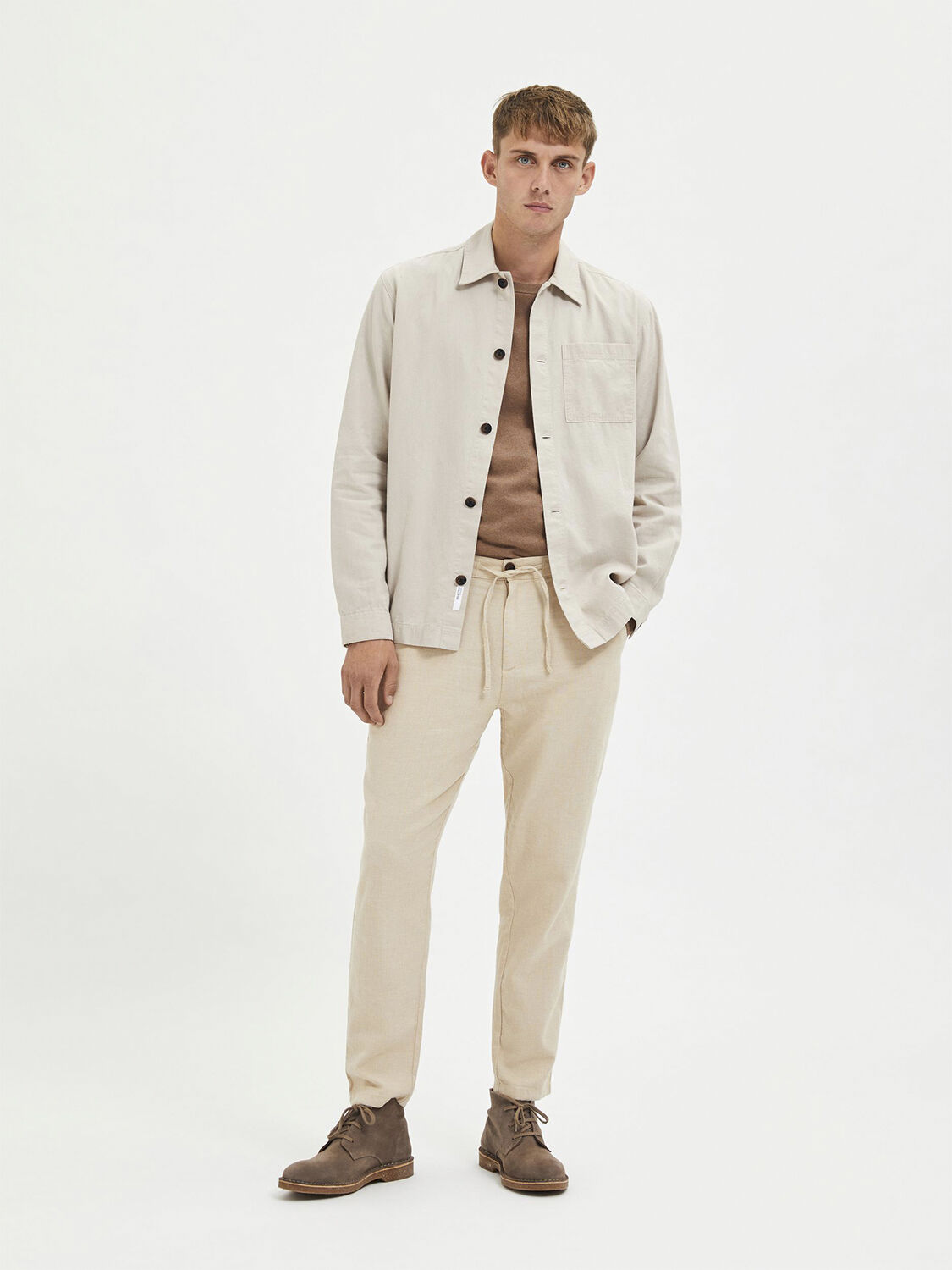 SLHSLIMTAPE-BRODY 172 LINEN PANTS N