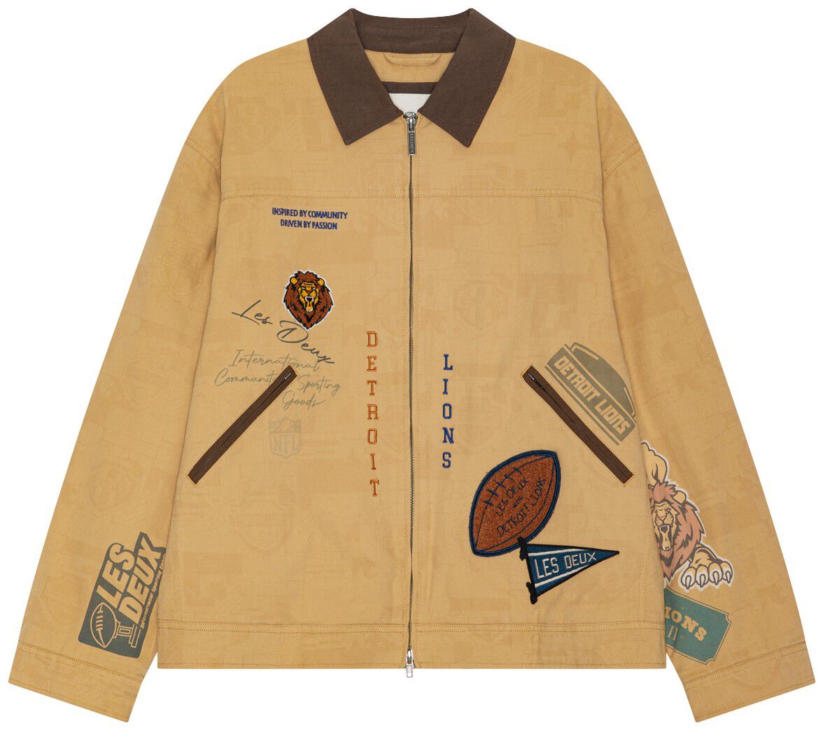 Nfl Aop Football Zipper Jacket
