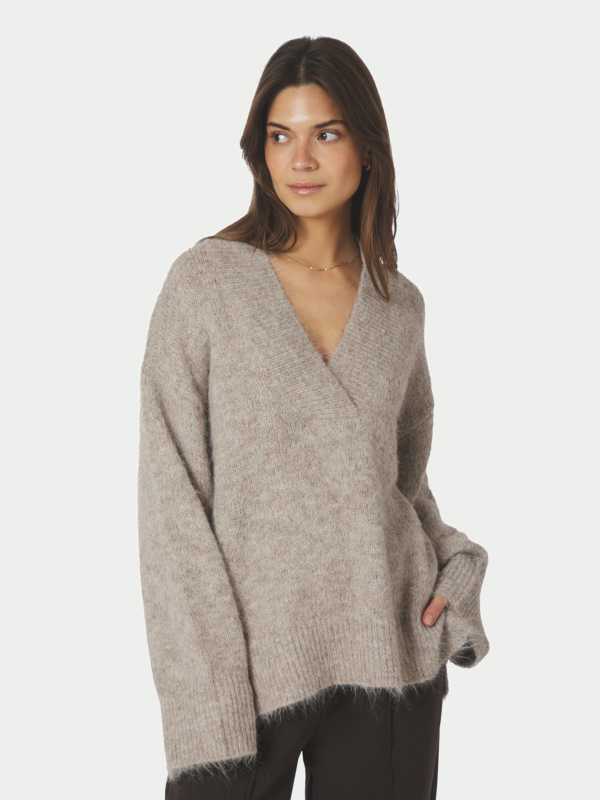 Melli Fluffy Knit Blouse