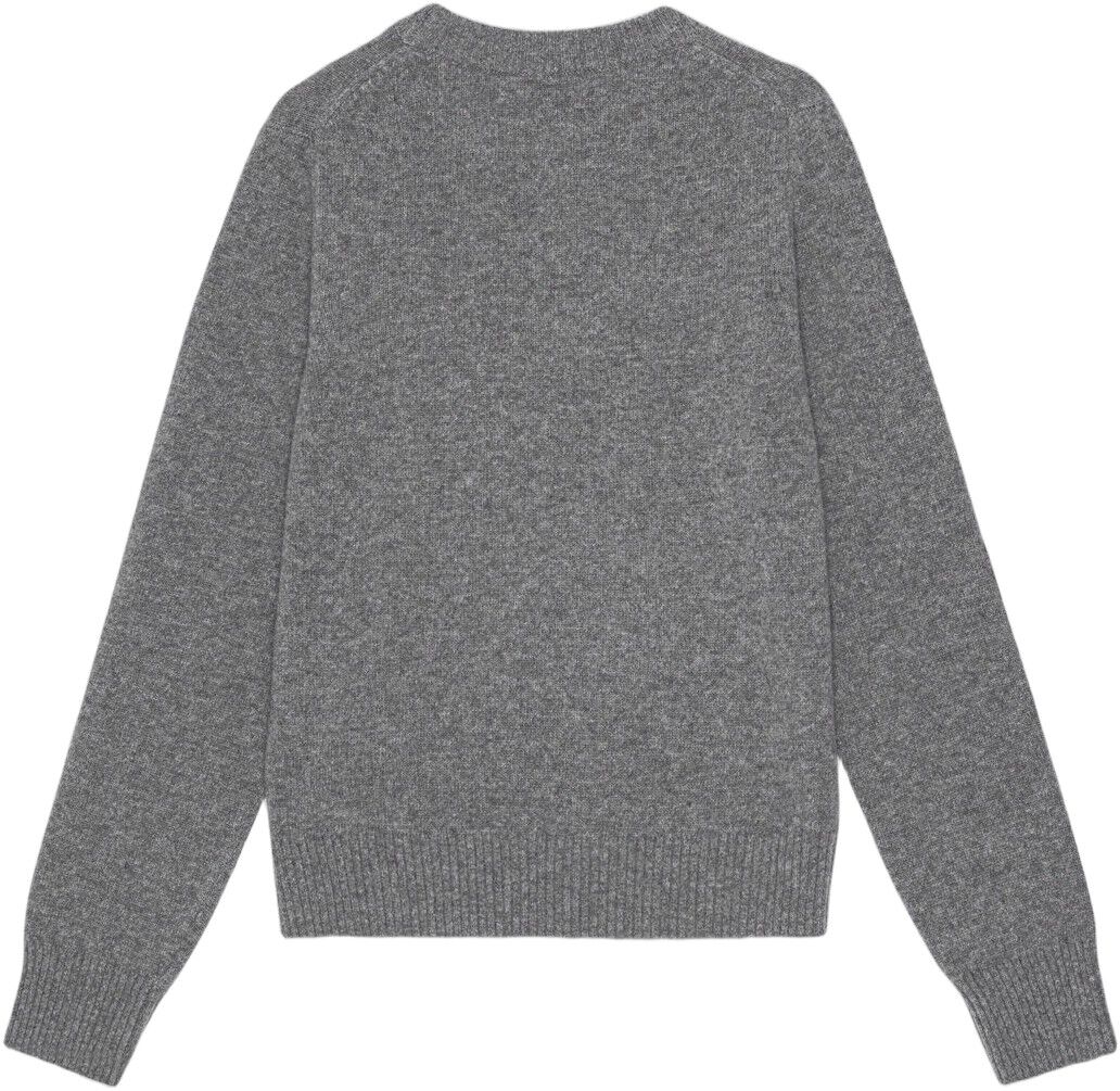 Graphic Wool Mix Bunny Crewneck