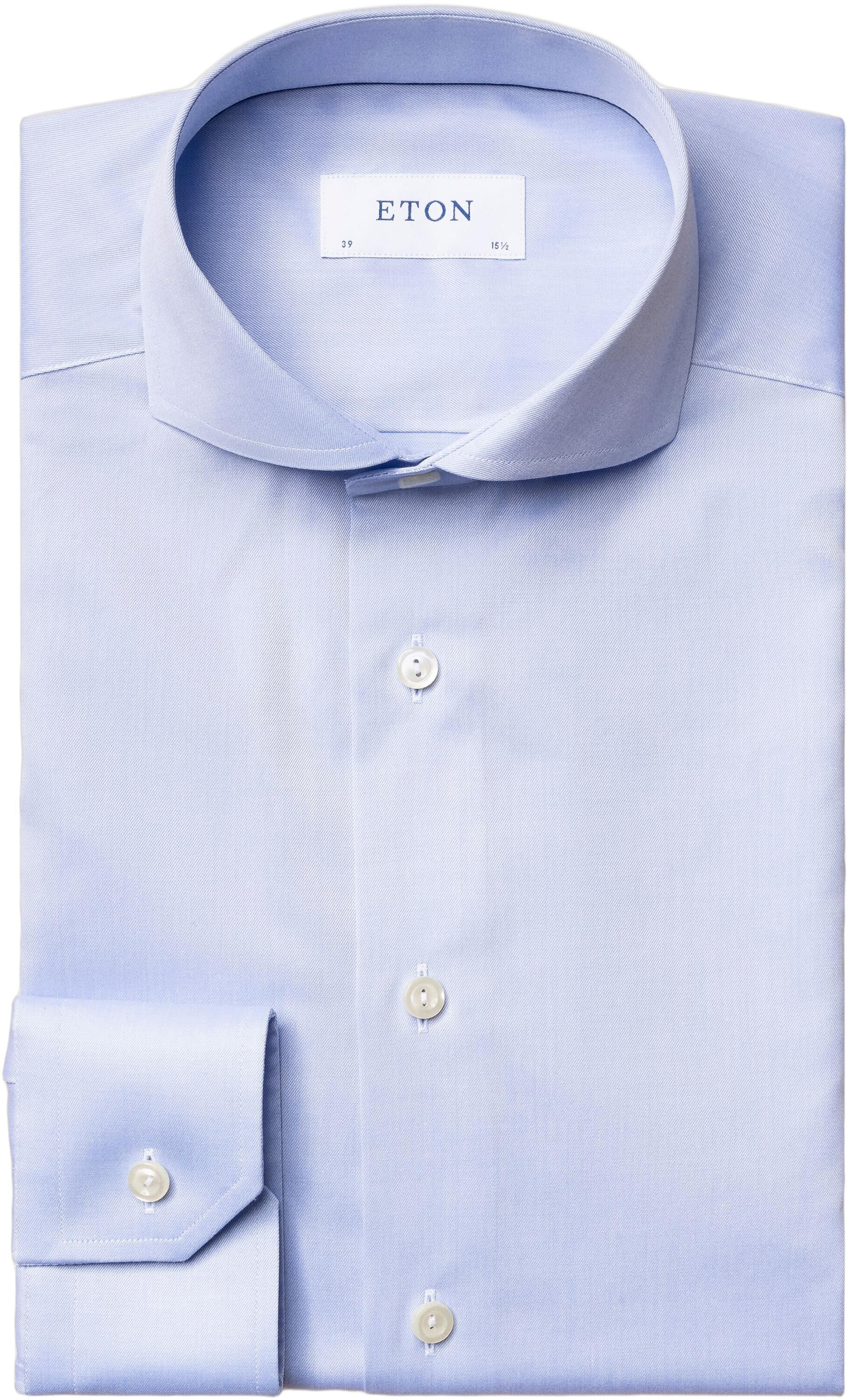 Super Slim Fit Light Blue Signature Twill Shirt