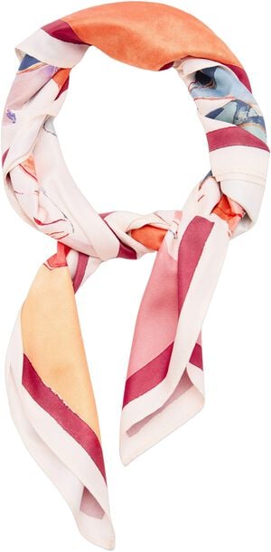 Floral print scarf