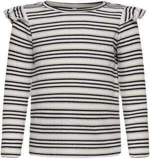 KMGCECILIA L/S FRILL GLITTER TOP JR