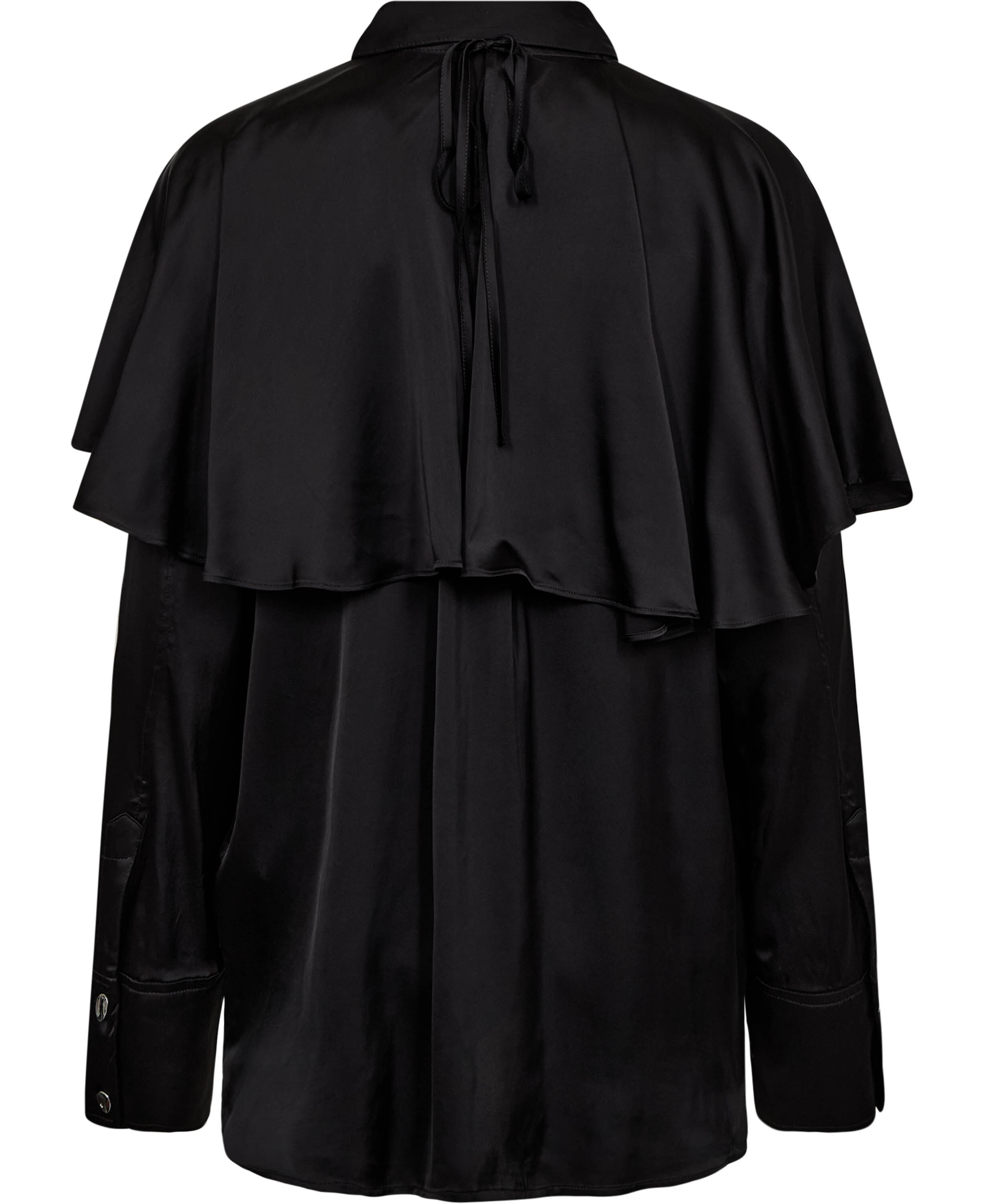 Solid Stretch Satin Circle Collar S