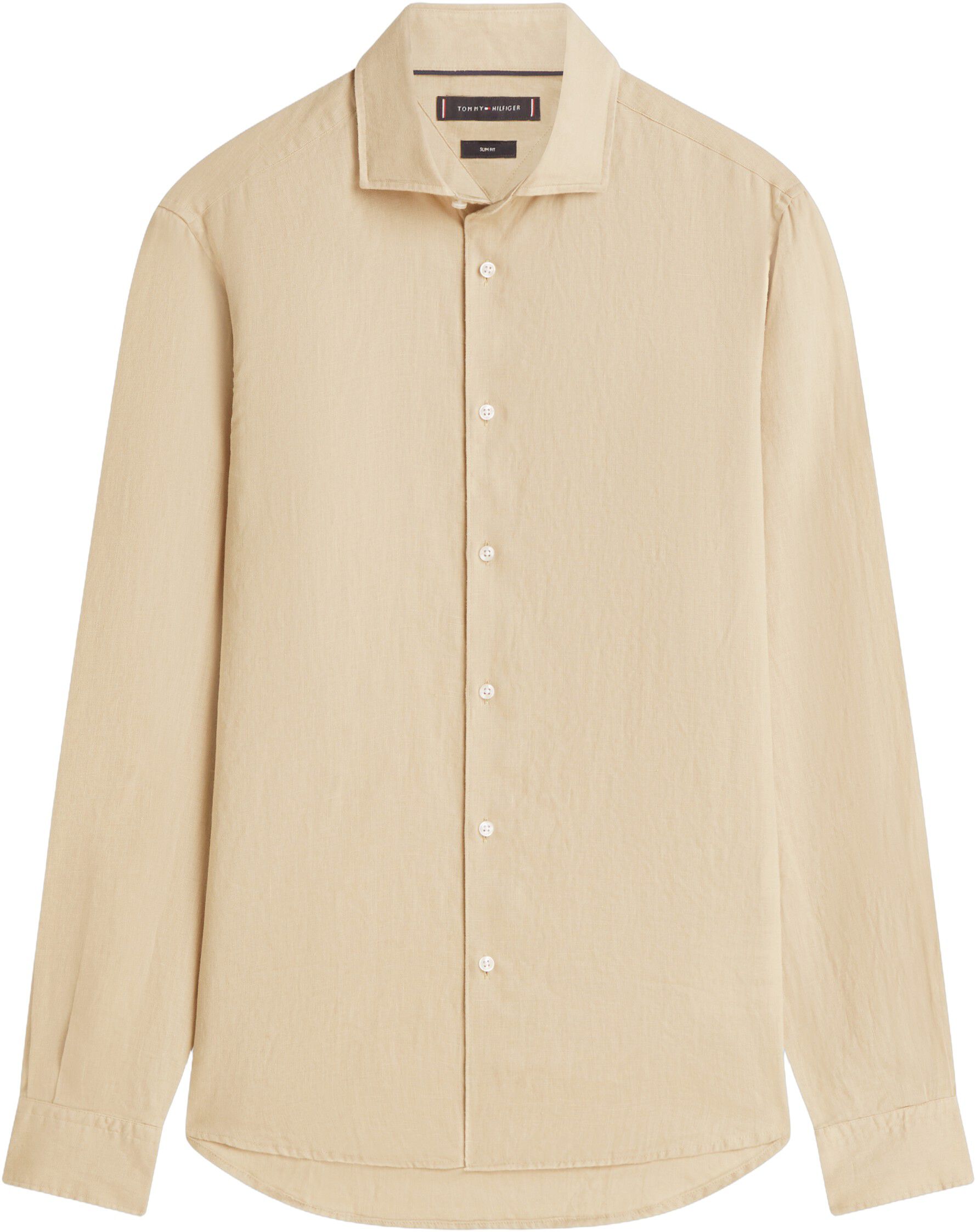 Smart Casual Slim Fit Pure Linen Shirt