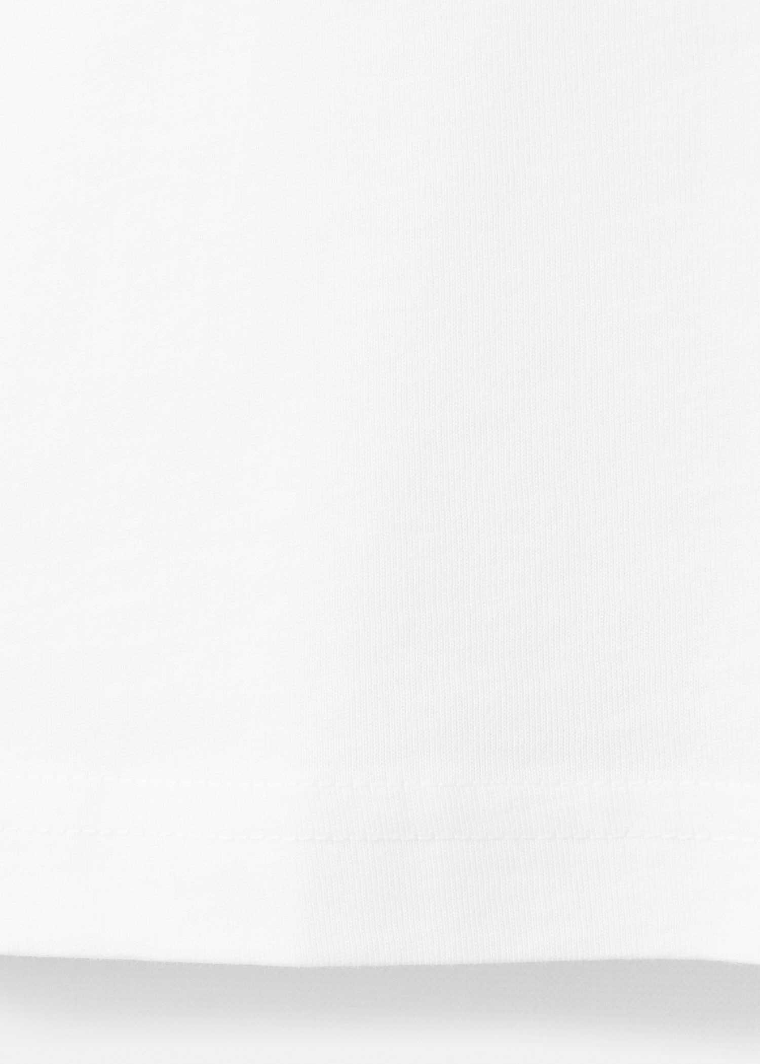 V-neck cotton T-shirt