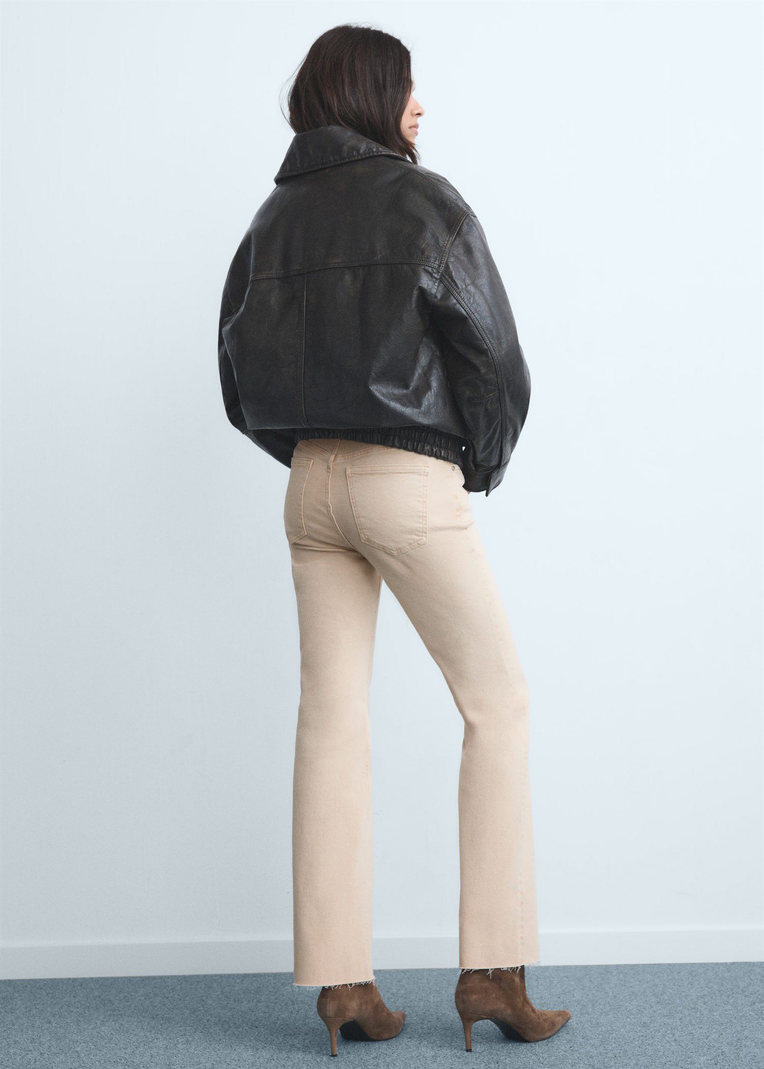 Sienna flared cropped jeans