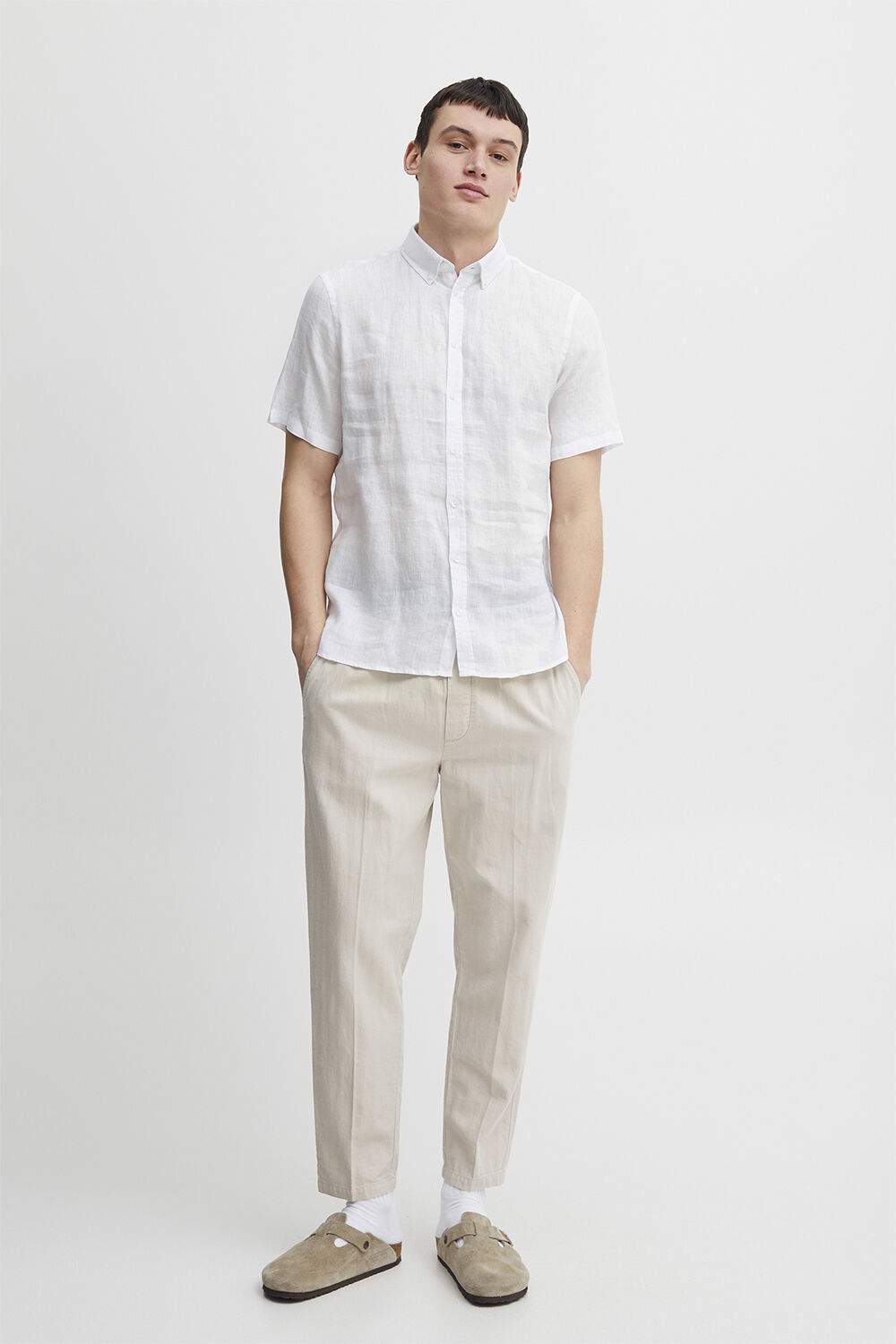 CFANTON 0071 SS 100% linen shirt