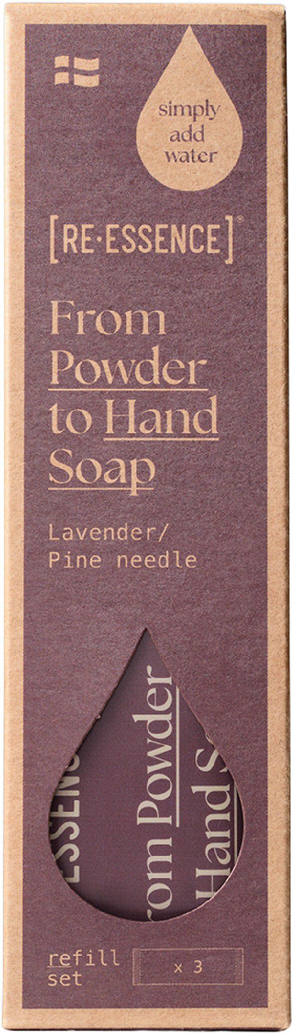 H&aring;nds&aelig;be - 3 Refills (Lavendel/Fyrren&aring;l)
