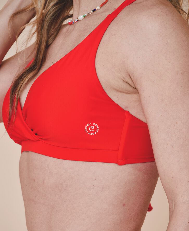 Istana draperet bikini top - Heat