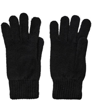 2 Pack Knitted Gloves Black