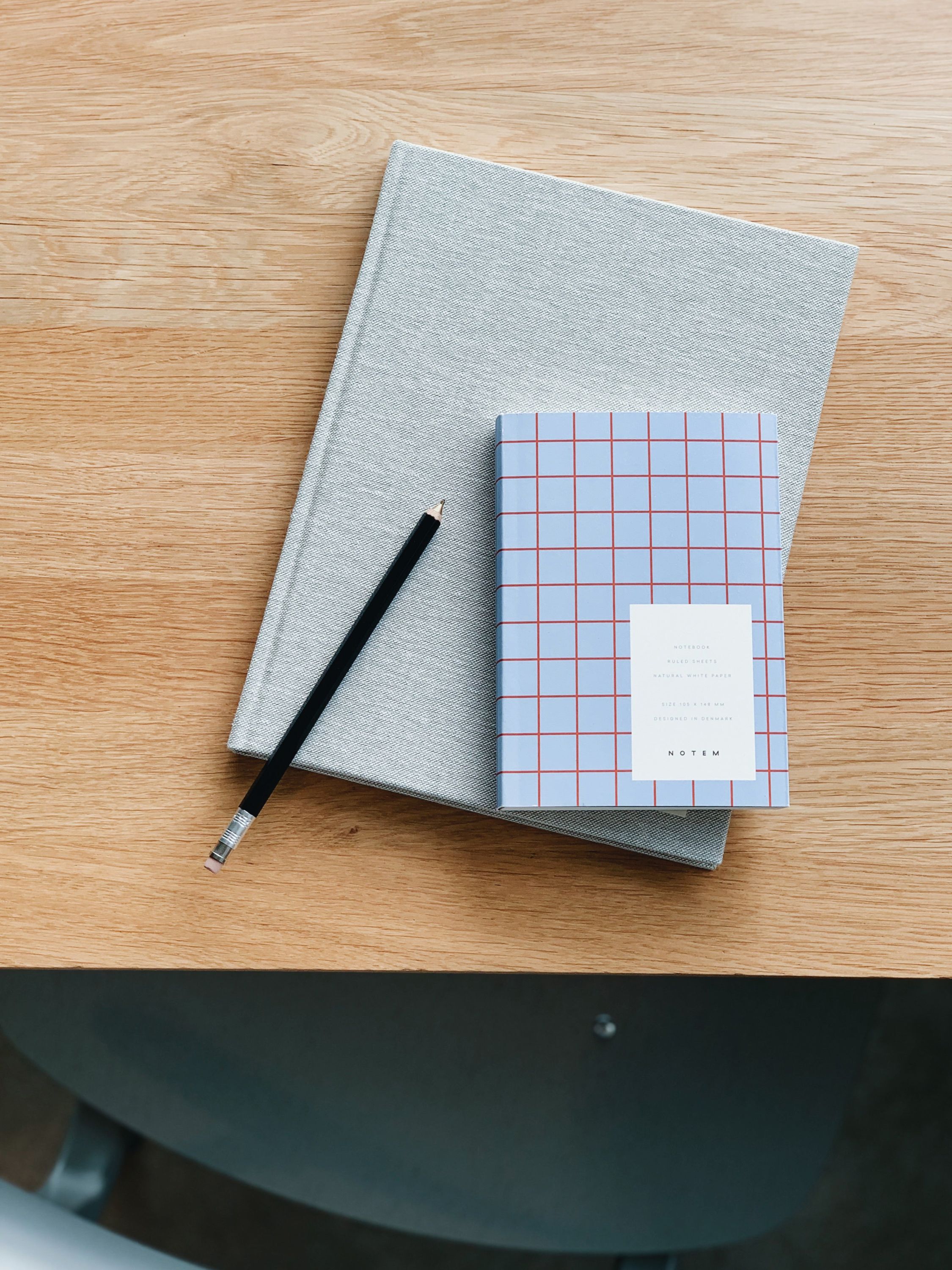 UMA notebook, flat lay binding