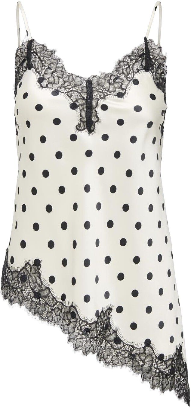 ONLBELLA STRAP SATIN LACE TOP WVN E