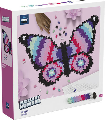 Puzzel by Number Butterfly
