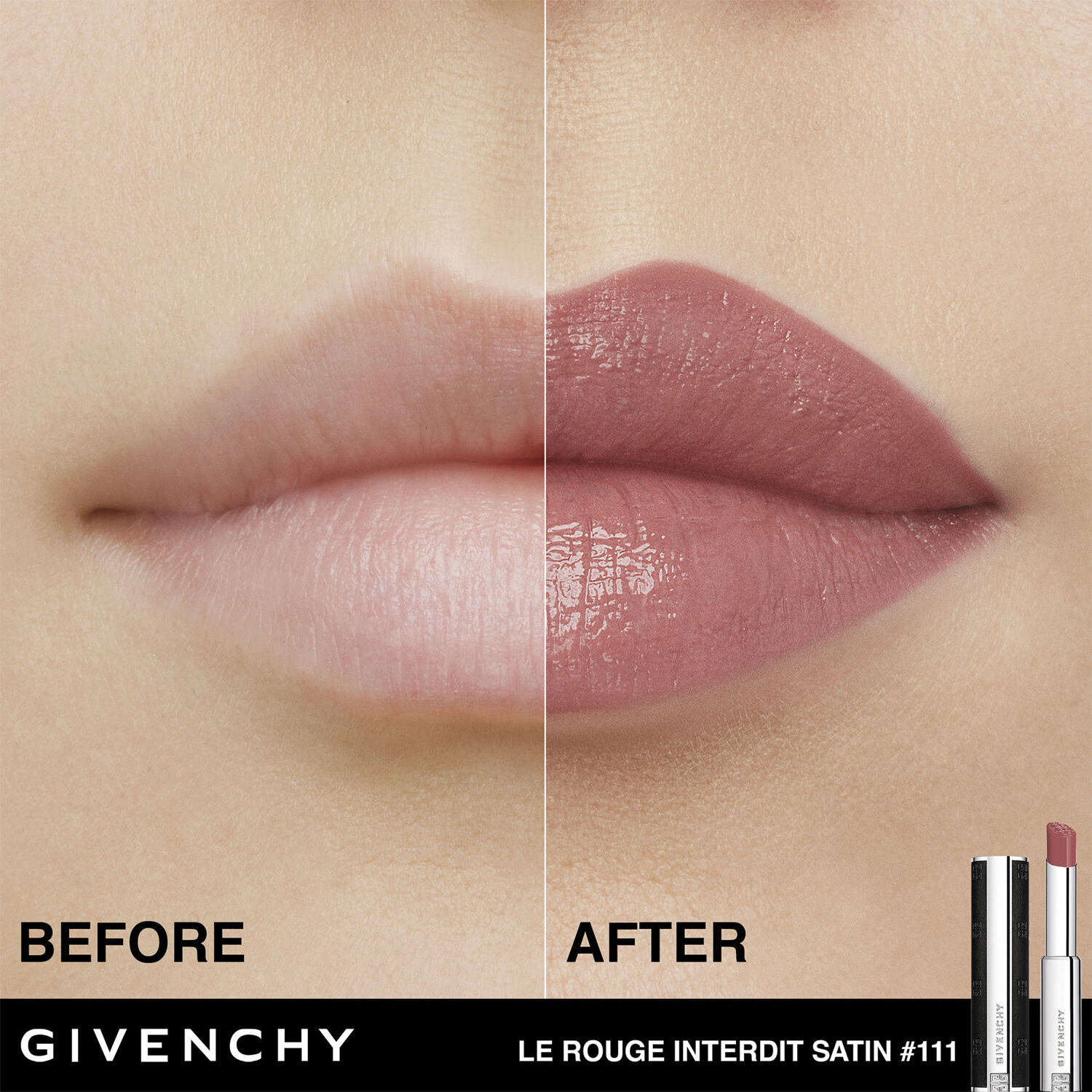 Le Rouge Interdit Satin Lipstick