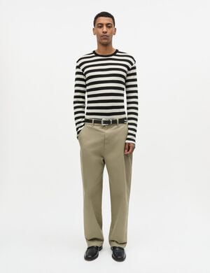 Cotton Twill Henry Pants