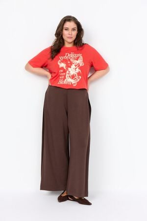 Curvy WA-SABINA 91 Bukser M&oslash;rk brun