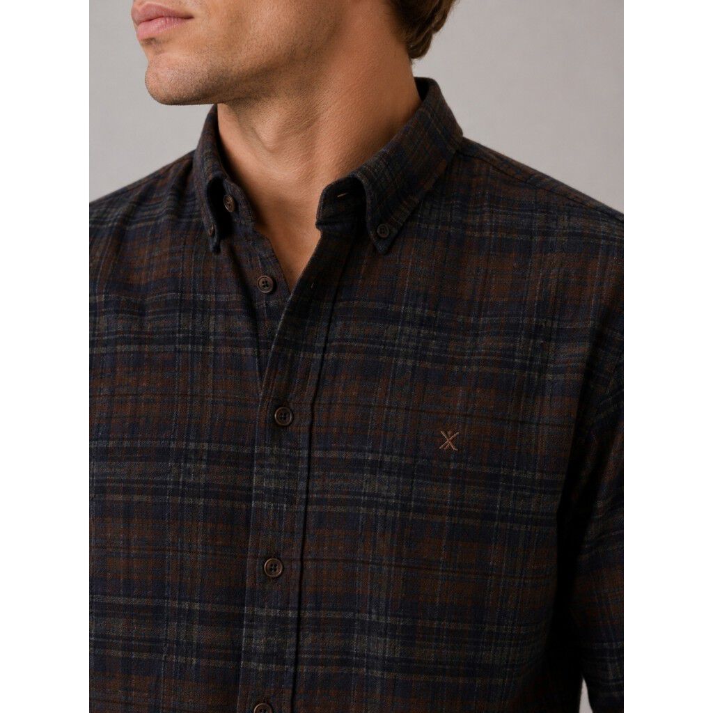 Eske checked flannel shirt
