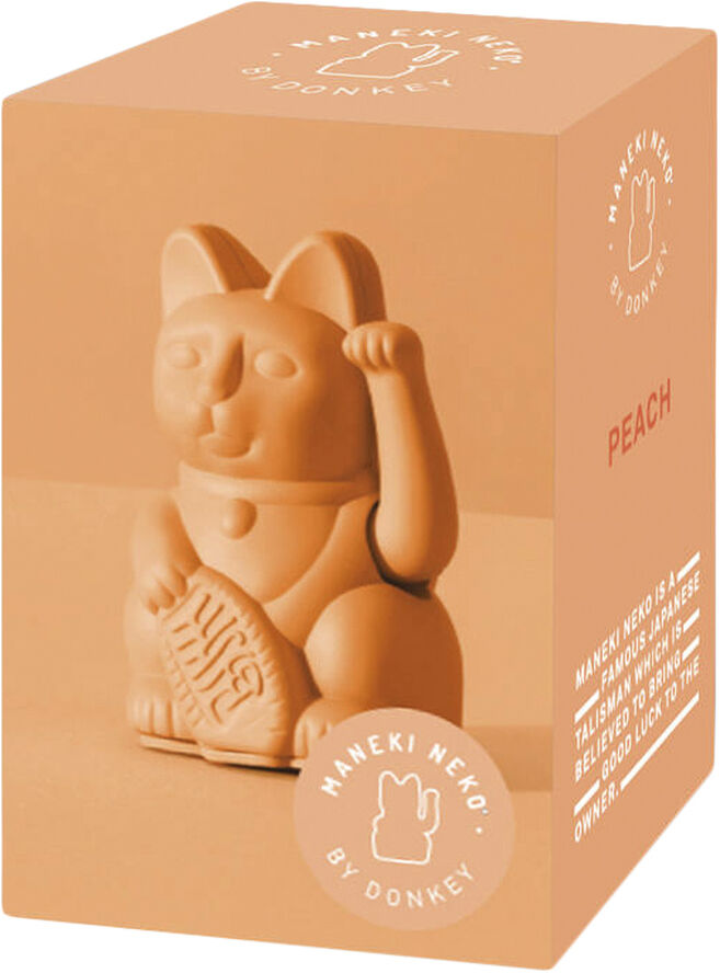 indad brochure øjeblikkelig Vinkende Kat - Maneki-Neko - Mini Lucky Cat Peach fra Donkey | 149.95 DKK |  Magasin.dk