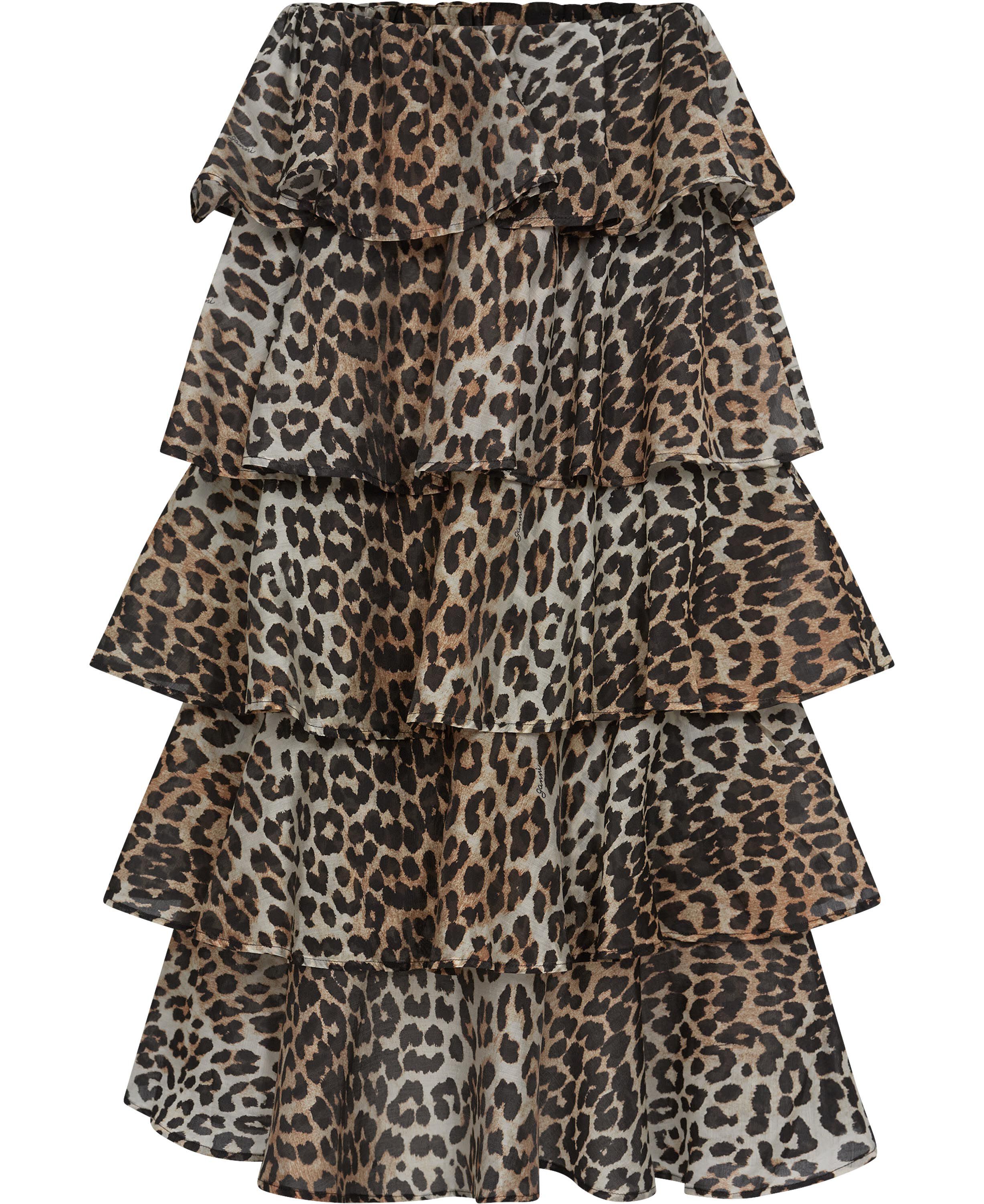 Sheer Voile Maxi Flounce Skirt