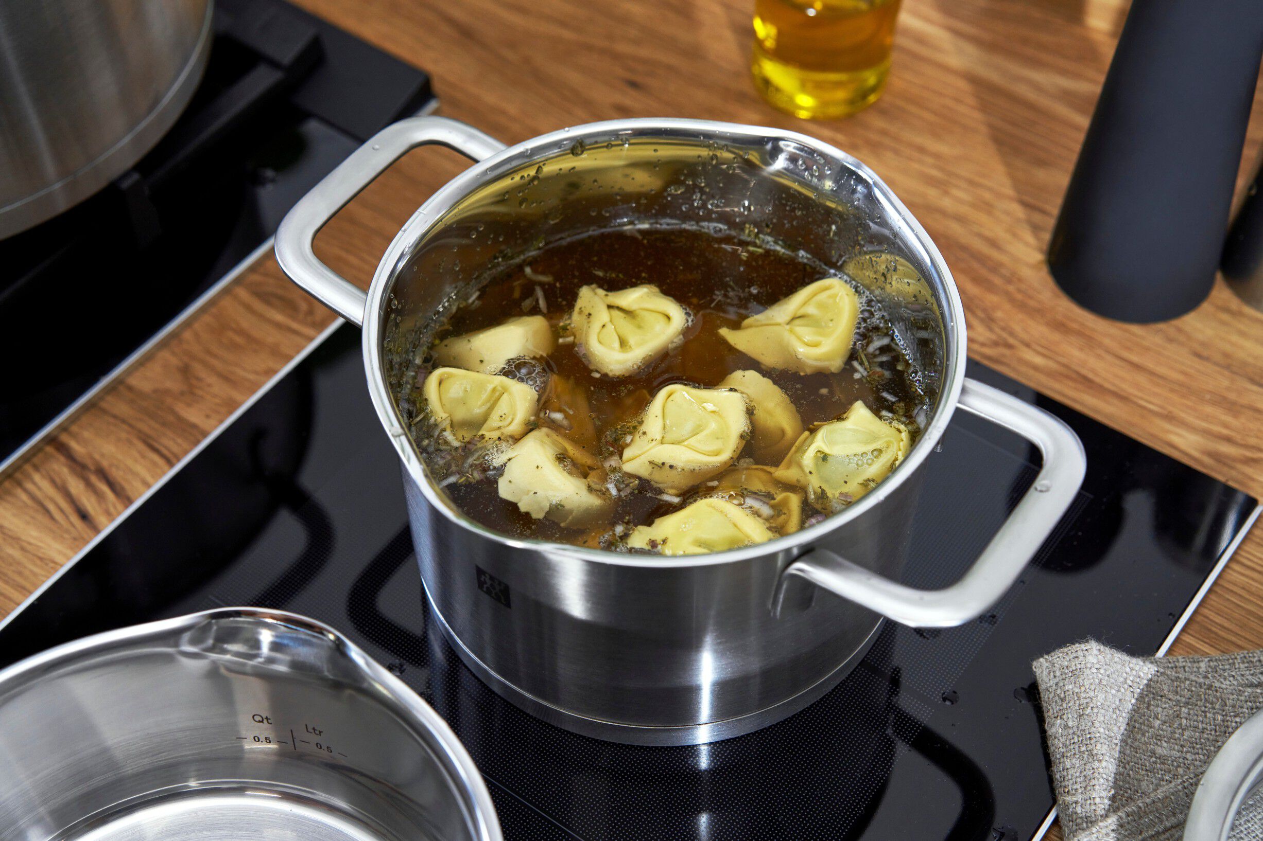 TrueFlow Grydes&aelig;t 4-dele, Rustfrit st&aring;l