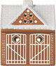 Gingerbread Lyshus Julestald H11. 5 brun