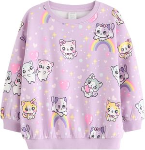 Comfy sweatshirt in soft cotton jer