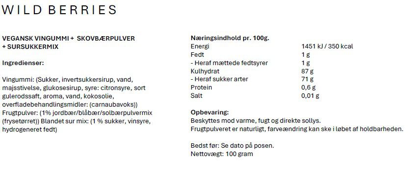 Tube - Just the winegum - Wild Berries