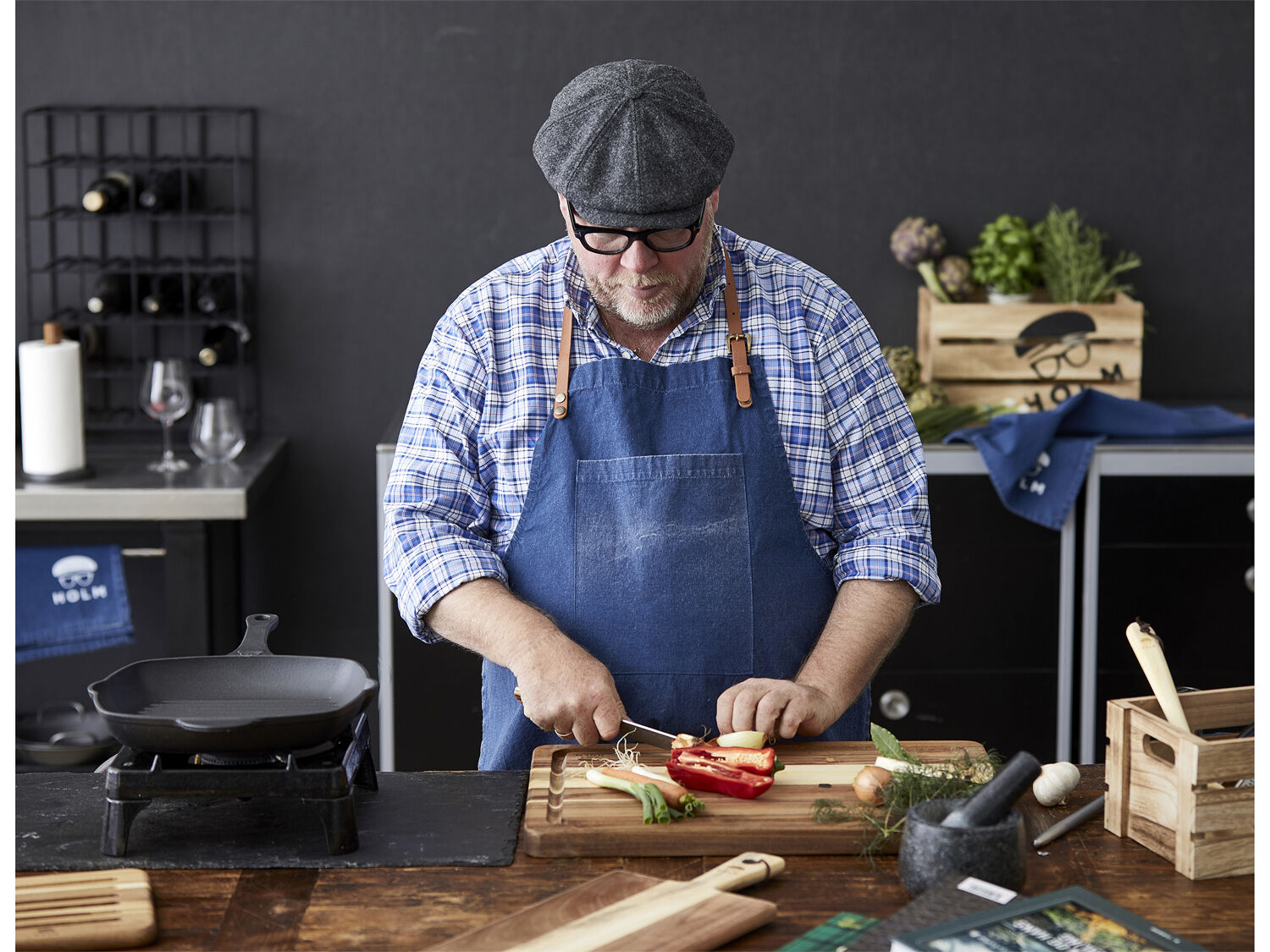 Sk&aelig;rebr&aelig;t 50x35x3 cm Akacietr&aelig;