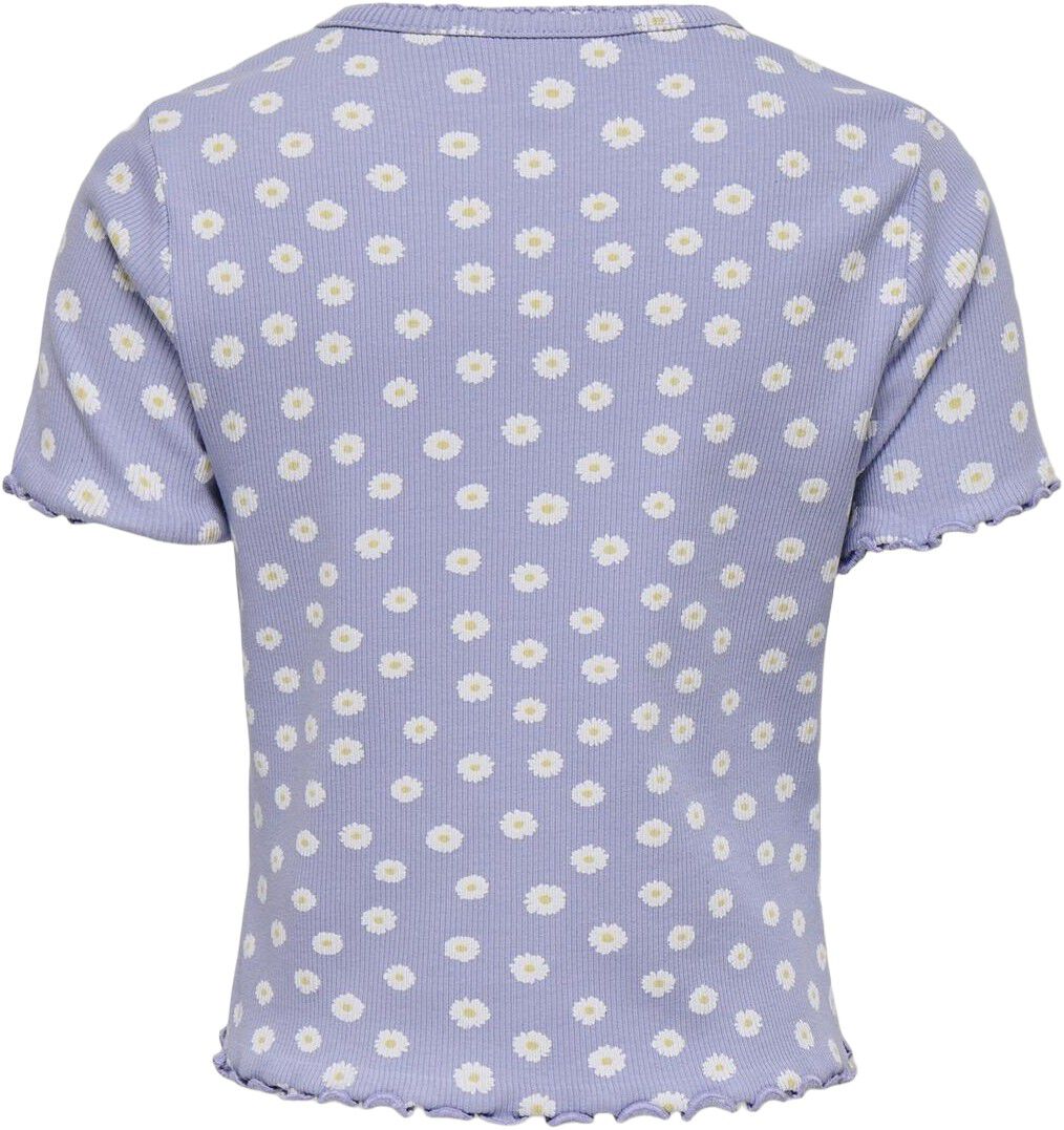 KMGTRINNY SS SOLID/AOP TOP JRS