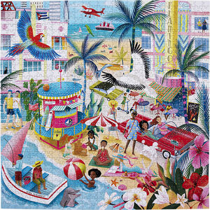 eeBoo - Puslespil 1000 brk - Miami