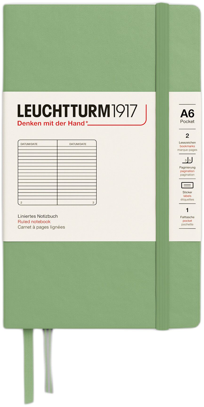 LT1917 Notebook hardcover blank 185s A6/
