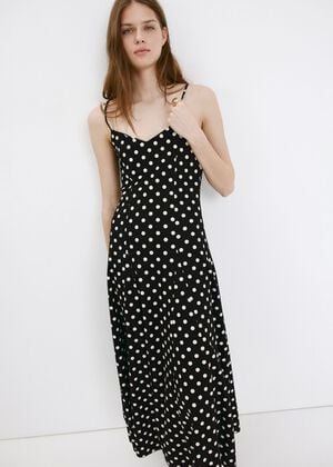A-line dress with godets