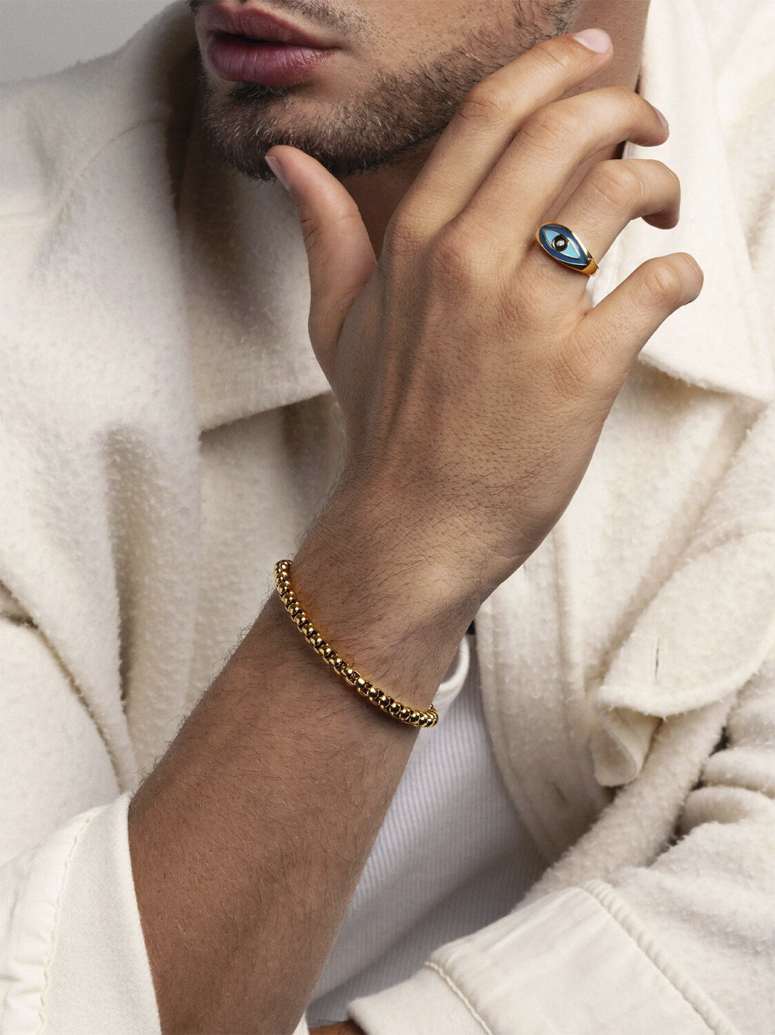 5mm Gold Box Chain Classic Bracelet