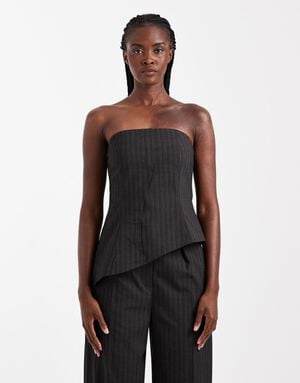 TSTASCHA ASYMMETRIC BANDEAU TOP WVN