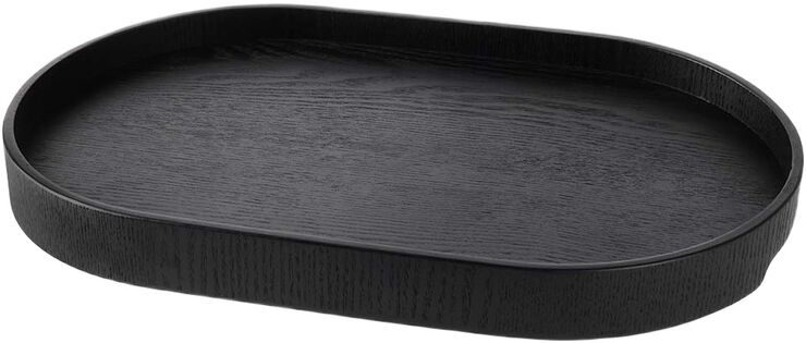 Wood Tray, Big, Black Oak, 31x47x3,5 cm