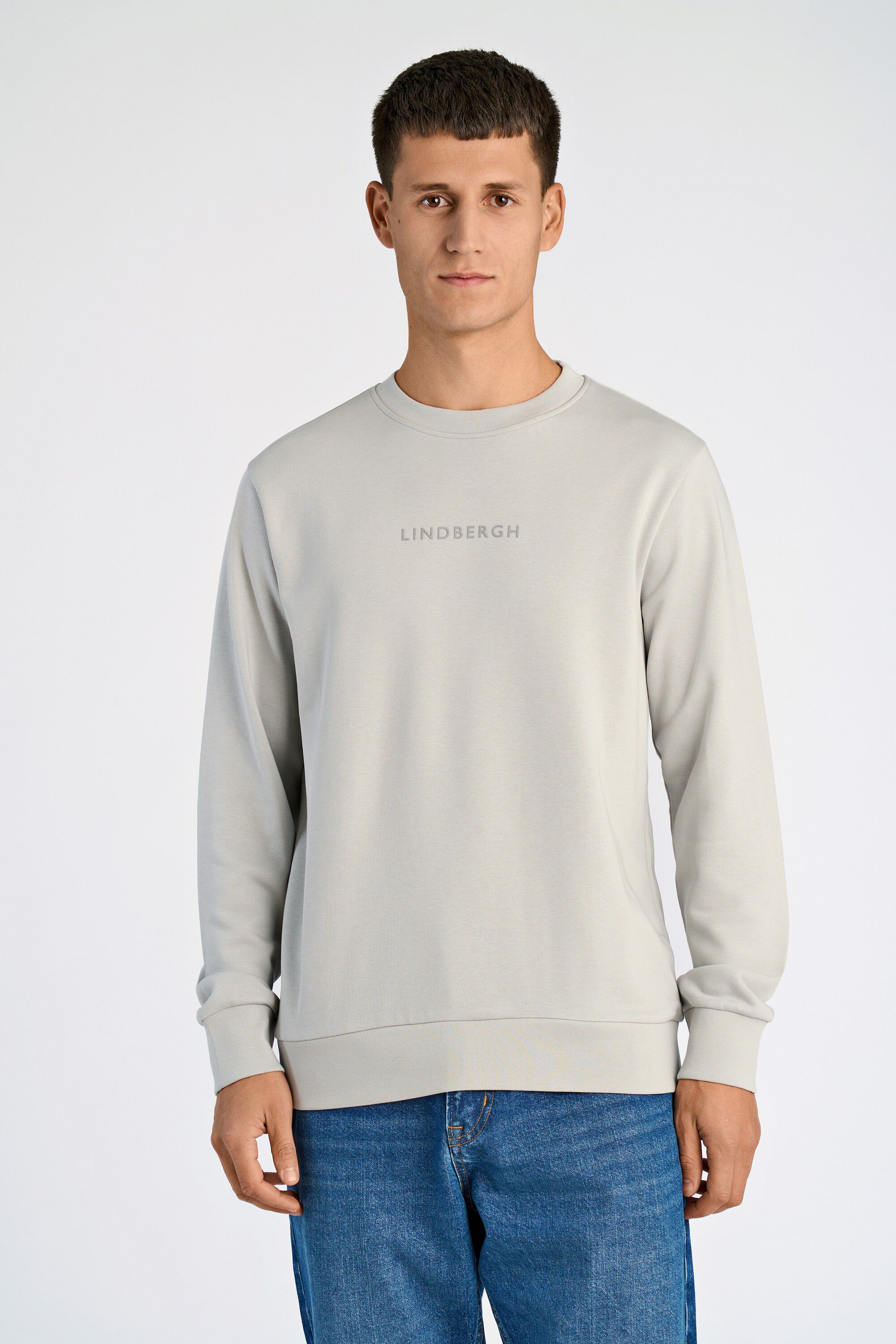 Logo chest print o-neck sweat