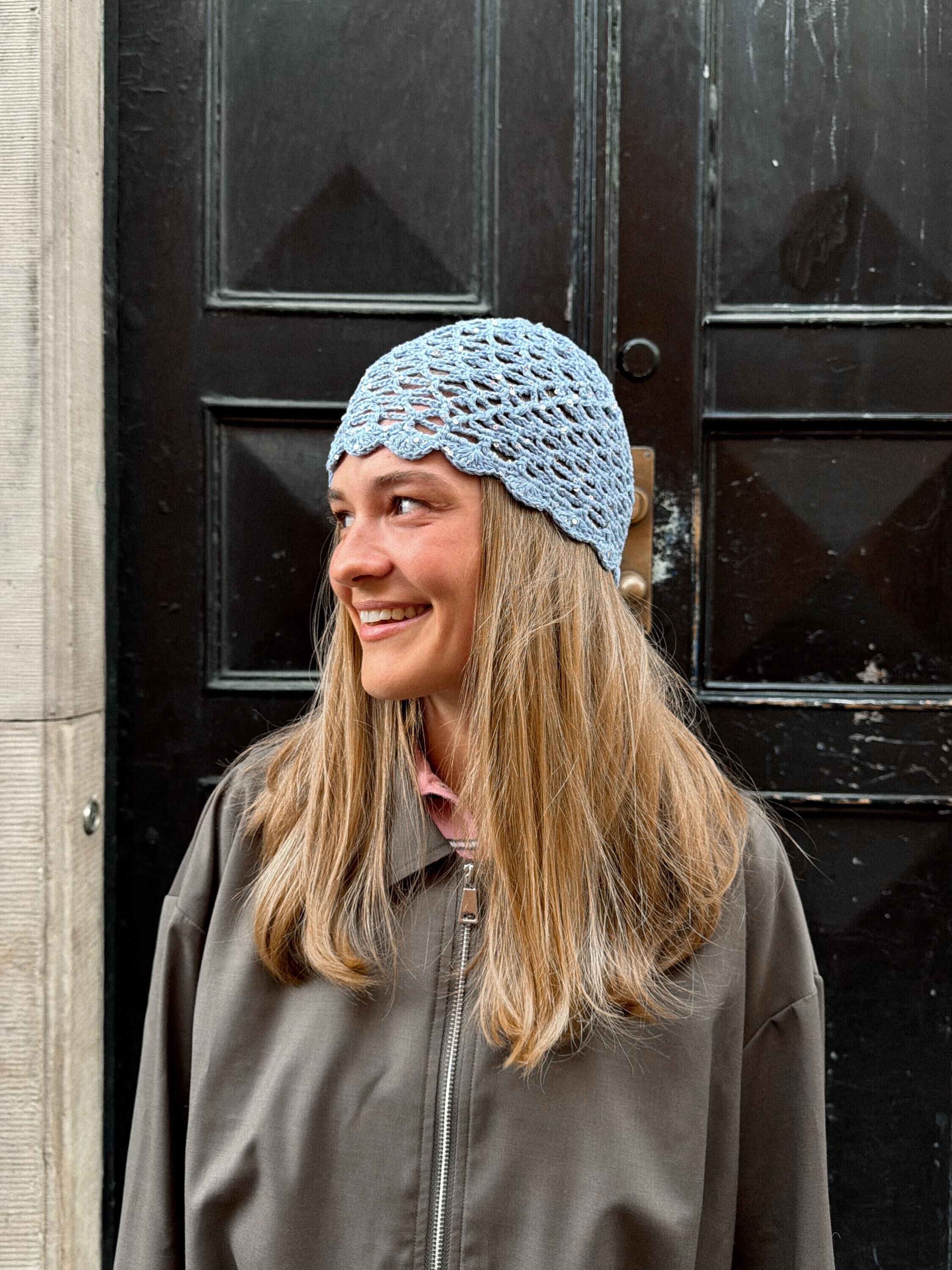 Crochet Sequin Hat