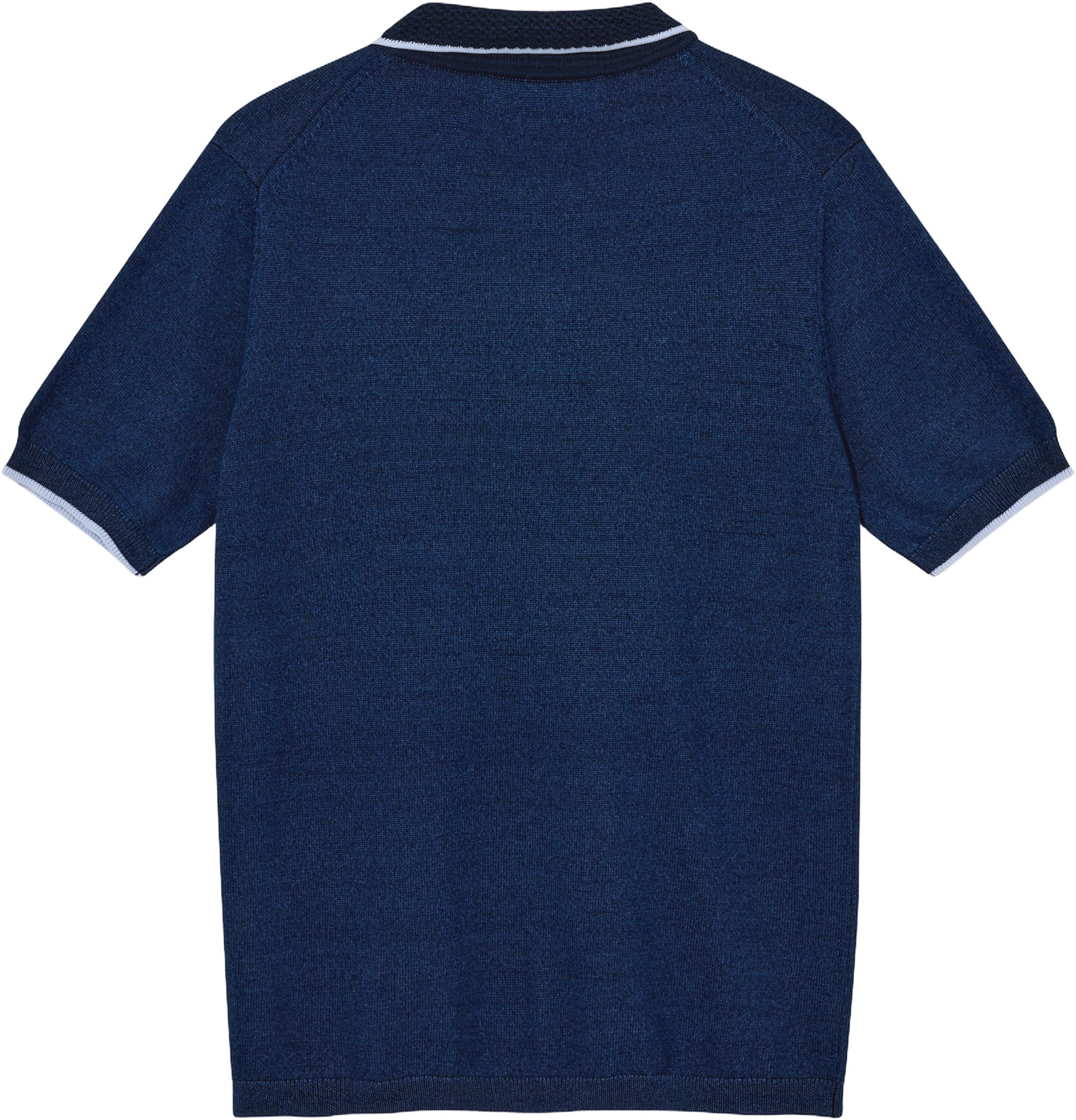 MMGFrancesco Indigo Polo SS Knit