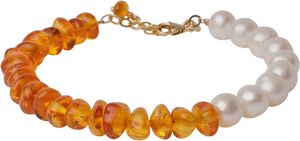 Sandy Light Amber Bracelet - Gold